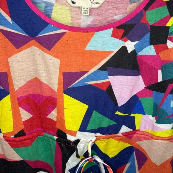 Colorful Geometric Maxi Dress - Picture 2 of 5